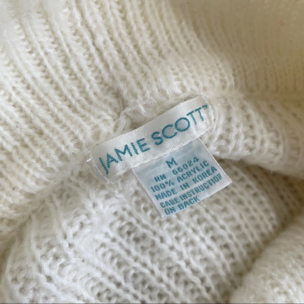 Vintage Jamie Scott 80s Fringe Sweater - Picture 6 of 7